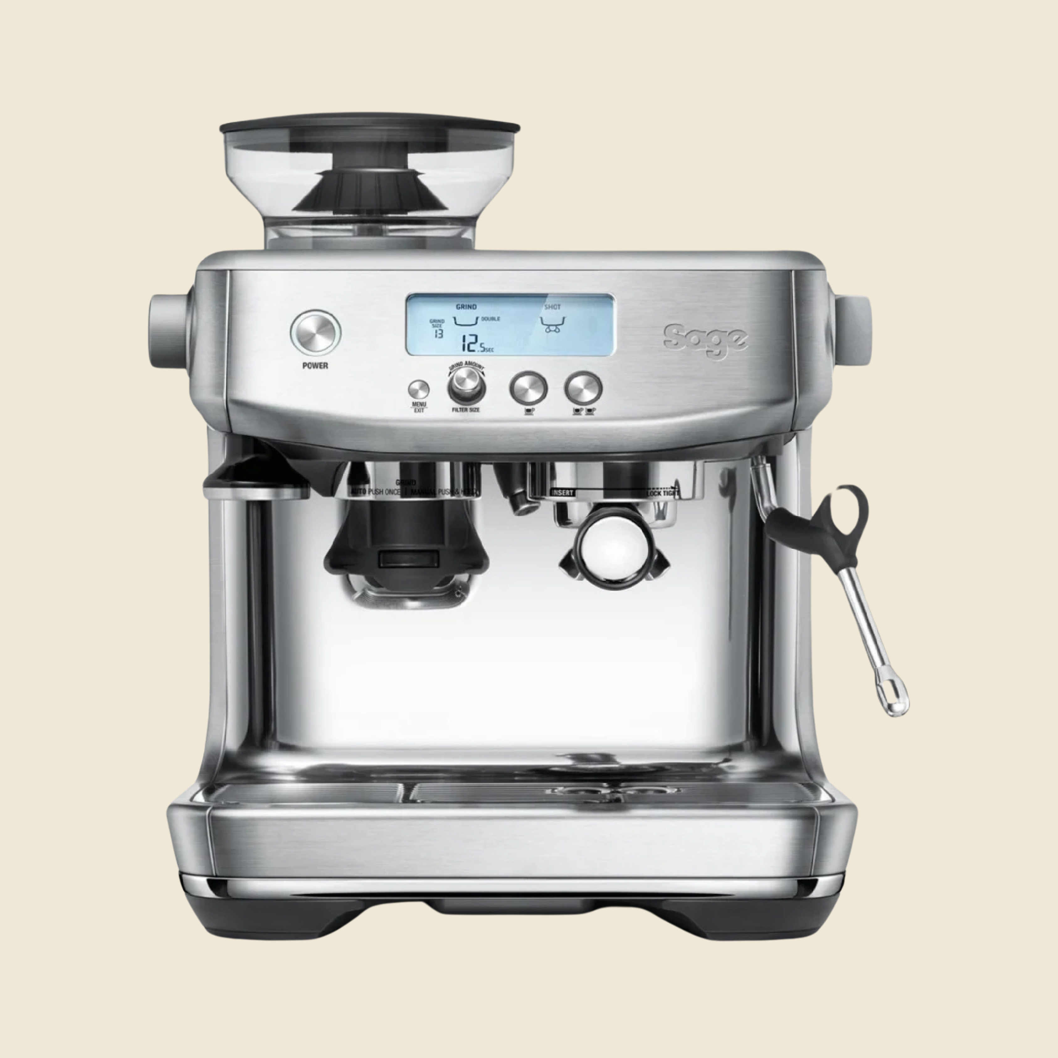 Refurbished Sage the Barista™ Touch SES880 Espresso machine met molen - Roestvrij staal