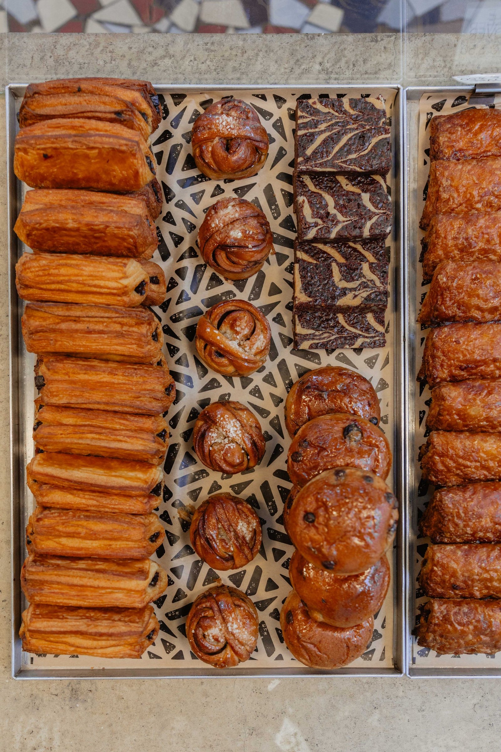 Bakplaat met plantaardige koffiekoeken