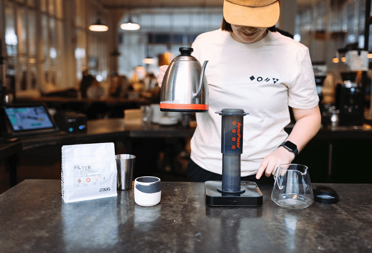 Koffie zetten met een AeroPress