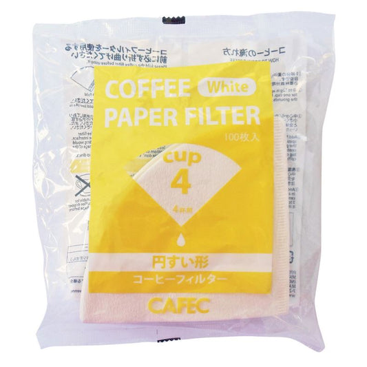 CAFEC Traditional V60 filter maat 02 - doosje met 100 papieren kegelfilters