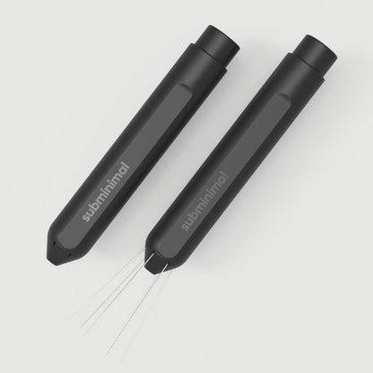 Subminimal Flick WDT tool met bijgeleverde aluminium standaard en magneetmount