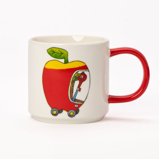 Stoneware mok met Lowly Worm van Richard Scarry, 330 ml