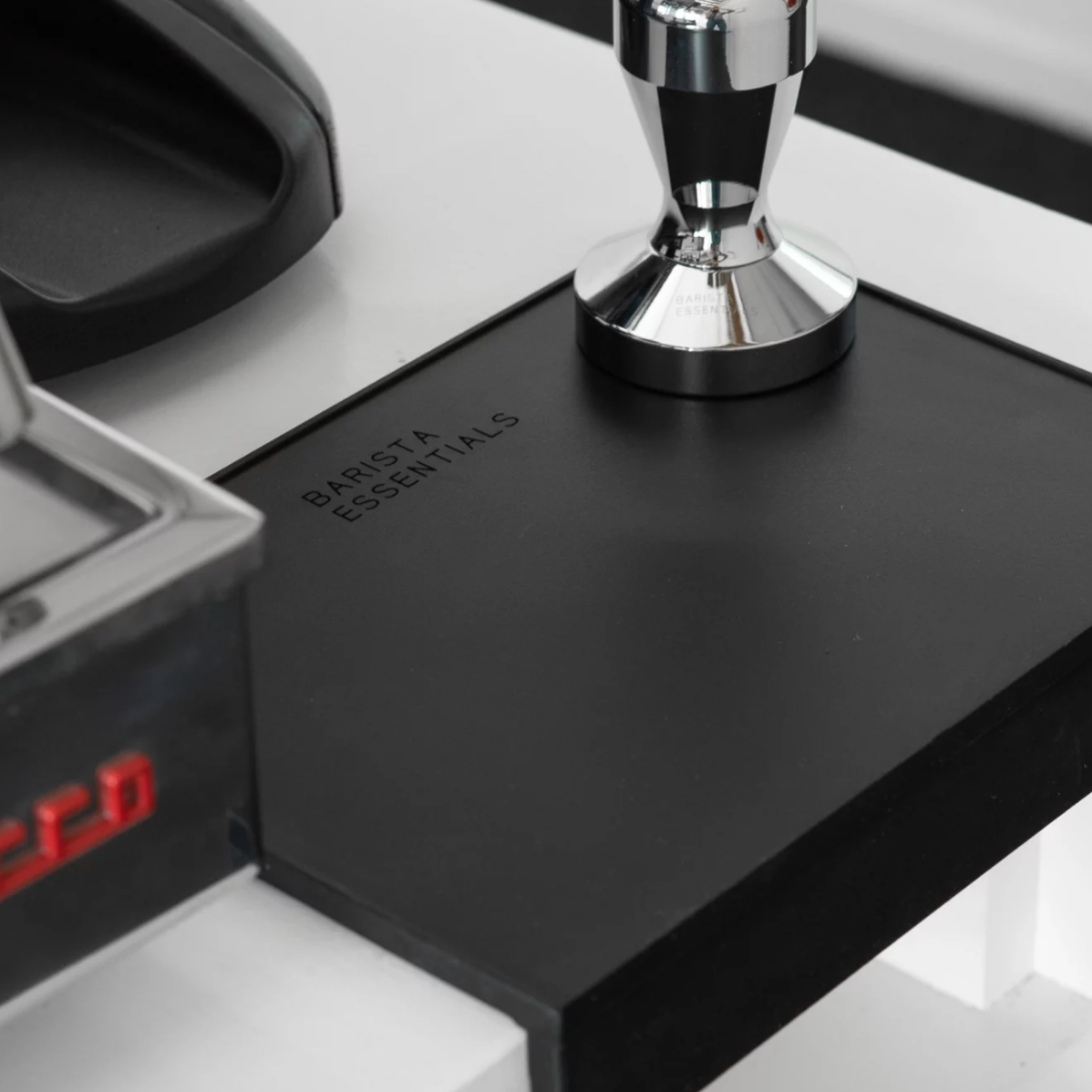 Barista Essentials Tamping mat with corner Large