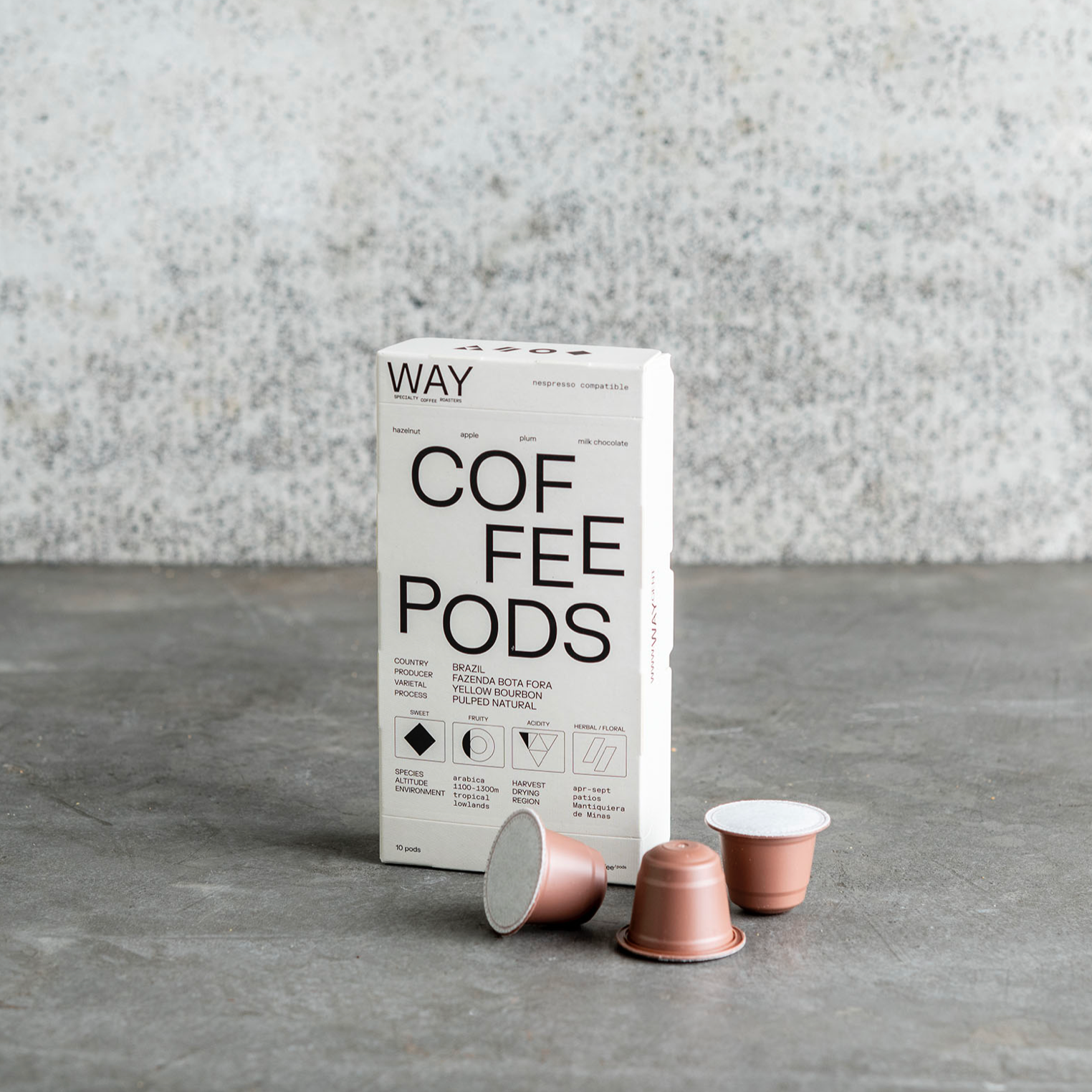 COFFEE PODS / CAPSULES - Brazil Bota Fora (Nespresso compatible) - WAY Coffee Roasters