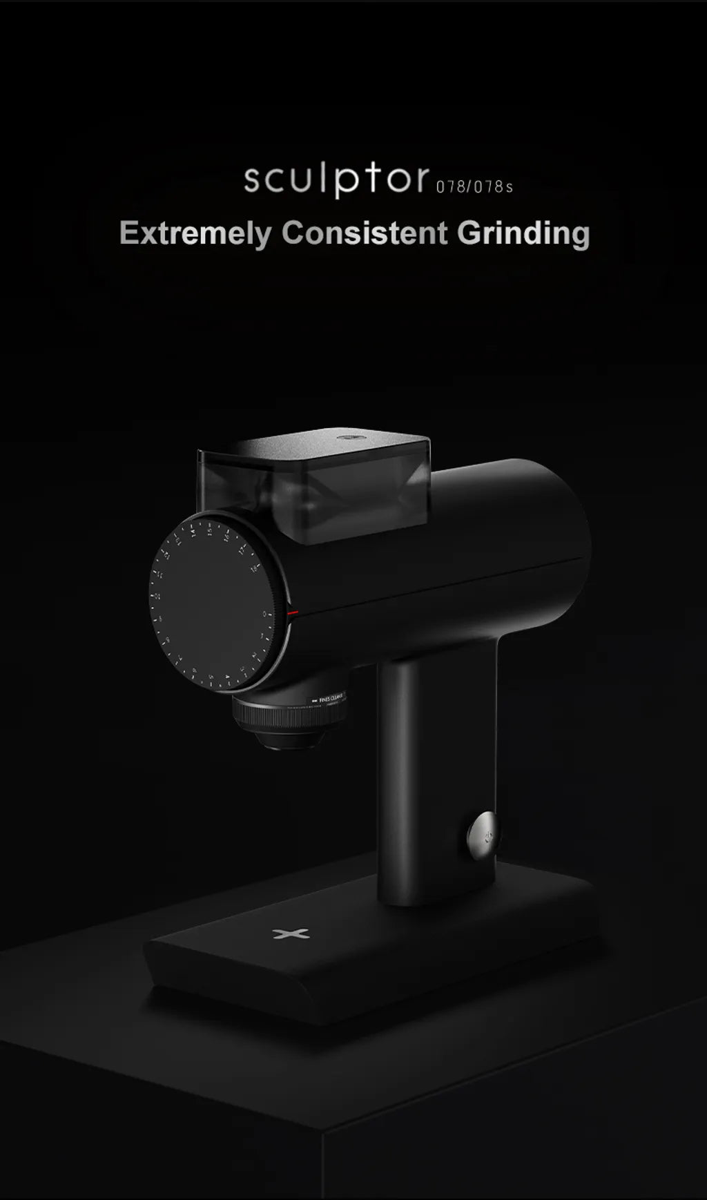 TIMEMORE Sculptor 064S Elektrische Koffiemolen — Zwart