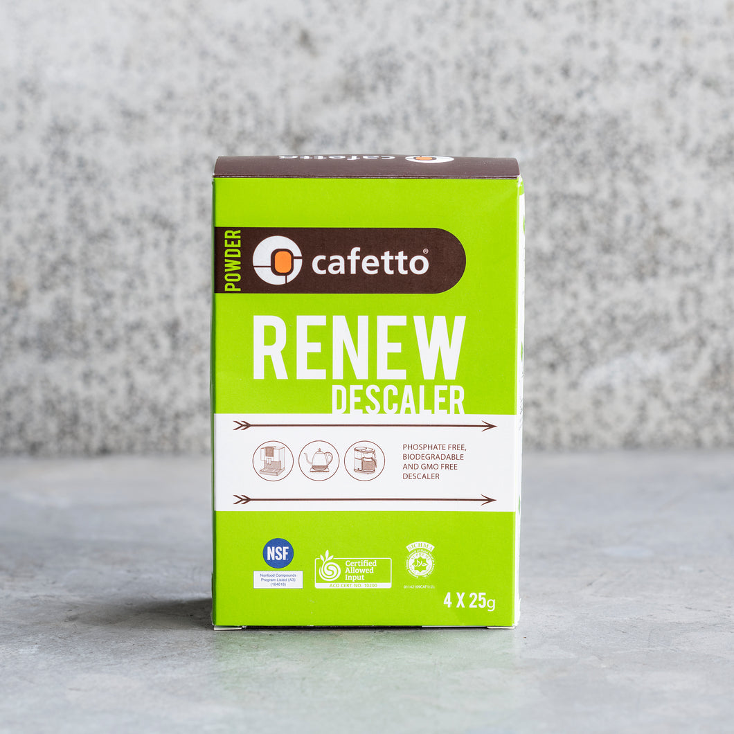 Cafetto Renew descaler (6x25g) WAY Coffee Roasters