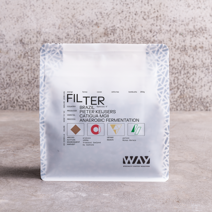 BRAZIL Filter 'Special K' - Orange, honey, cacao, white tea and kombucha