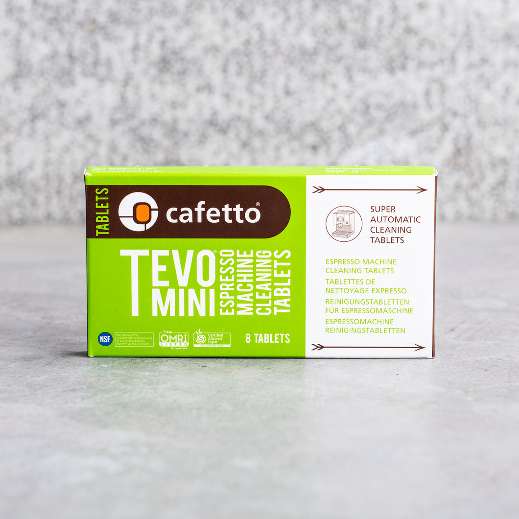 ESPRESSO MACHINE  REINIGER Cafetto Tevo mini blister pack (8x 1,5gr)