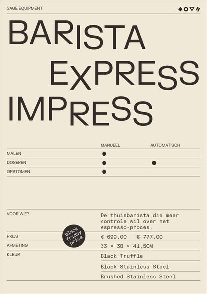 SAGE The Barista Express Impress