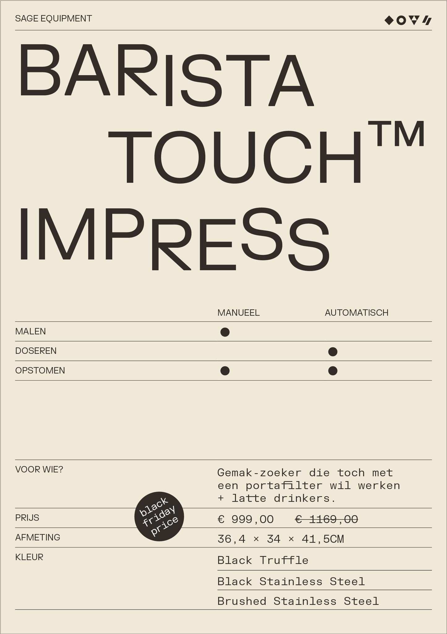 SAGE The Barista Touch Impress