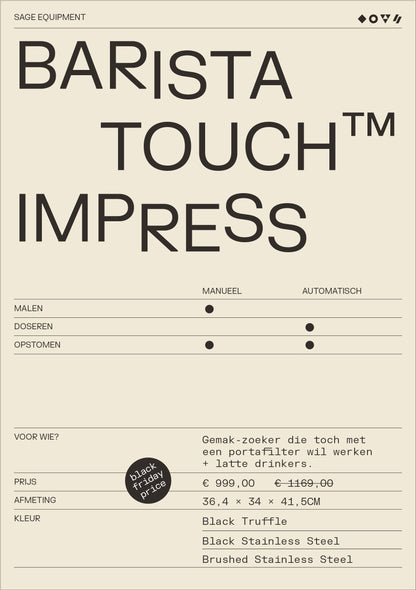 SAGE The Barista Touch Impress