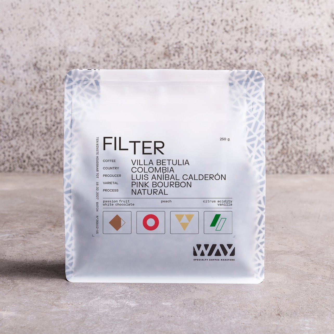 COLOMBIA Pink Bourbon Betulia FIL - WAY Coffee Roasters