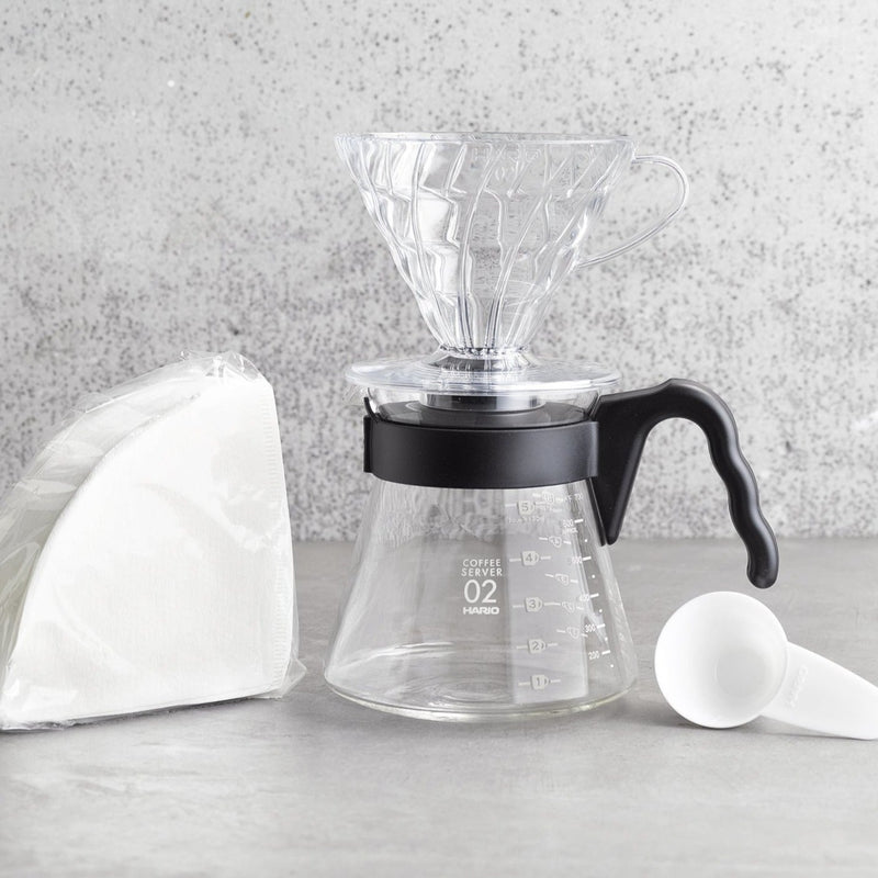 HARIO V60 Coffee dripper and server set