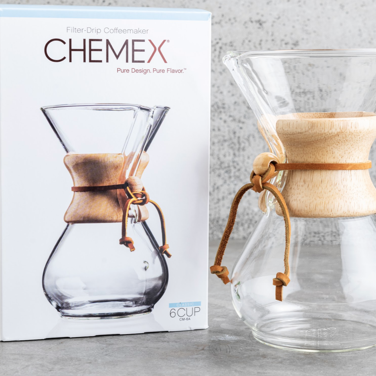 Chemex 6 cups Wood handle - WAY Coffee Roasters