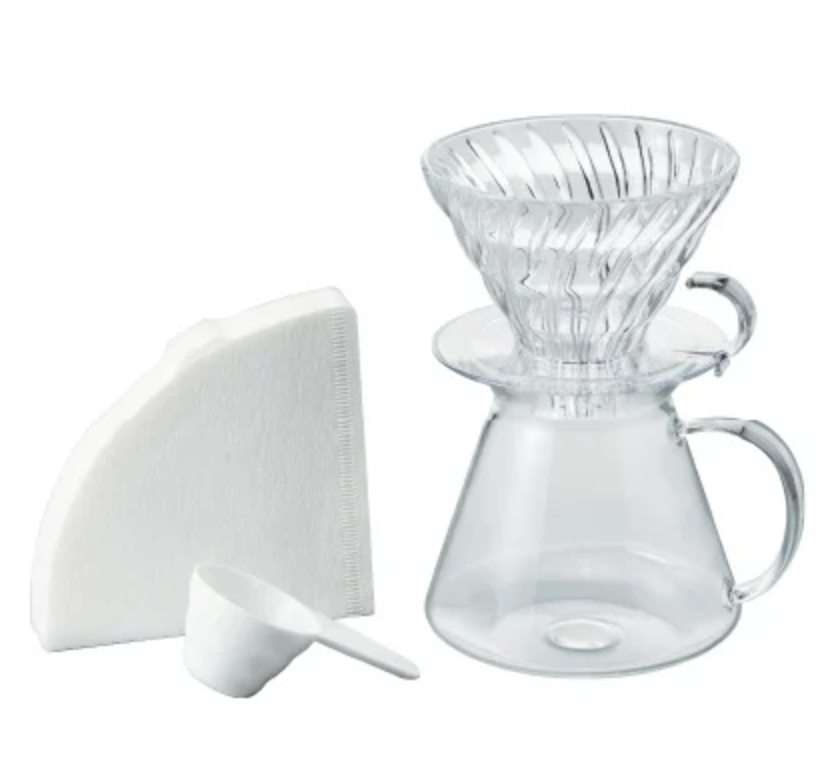 Hario - V60 Glass Brewing Kit - WAY Coffee Roasters