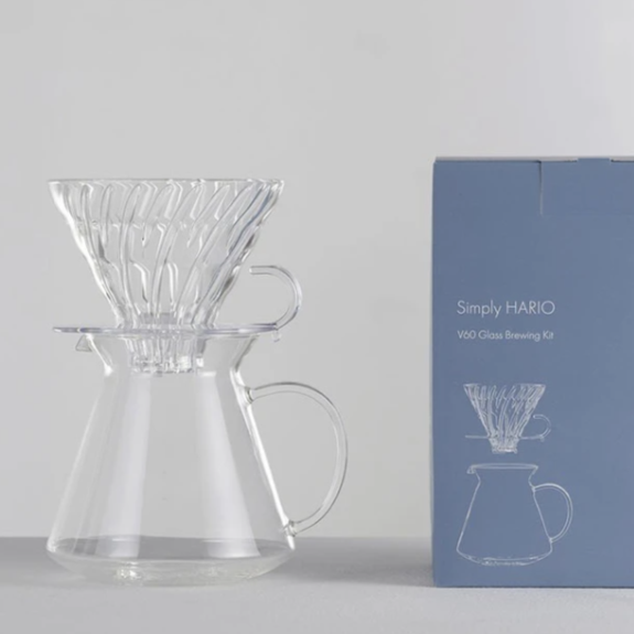 Hario - V60 Glass Brewing Kit - WAY Coffee Roasters