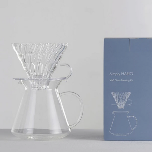 Hario - V60 Glass Brewing Kit - WAY Coffee Roasters