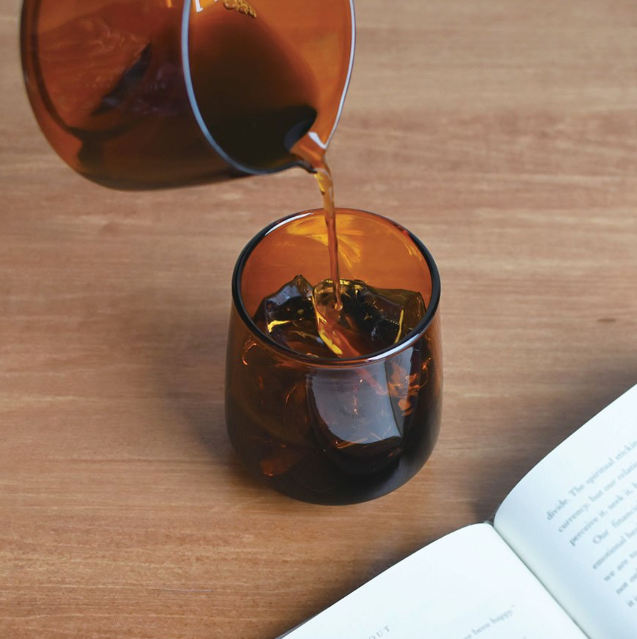 KINTO SEPIA Amber jug - WAY Coffee Roasters