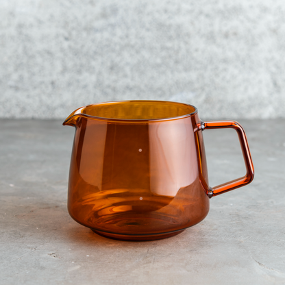 KINTO SEPIA Amber jug - WAY Coffee Roasters