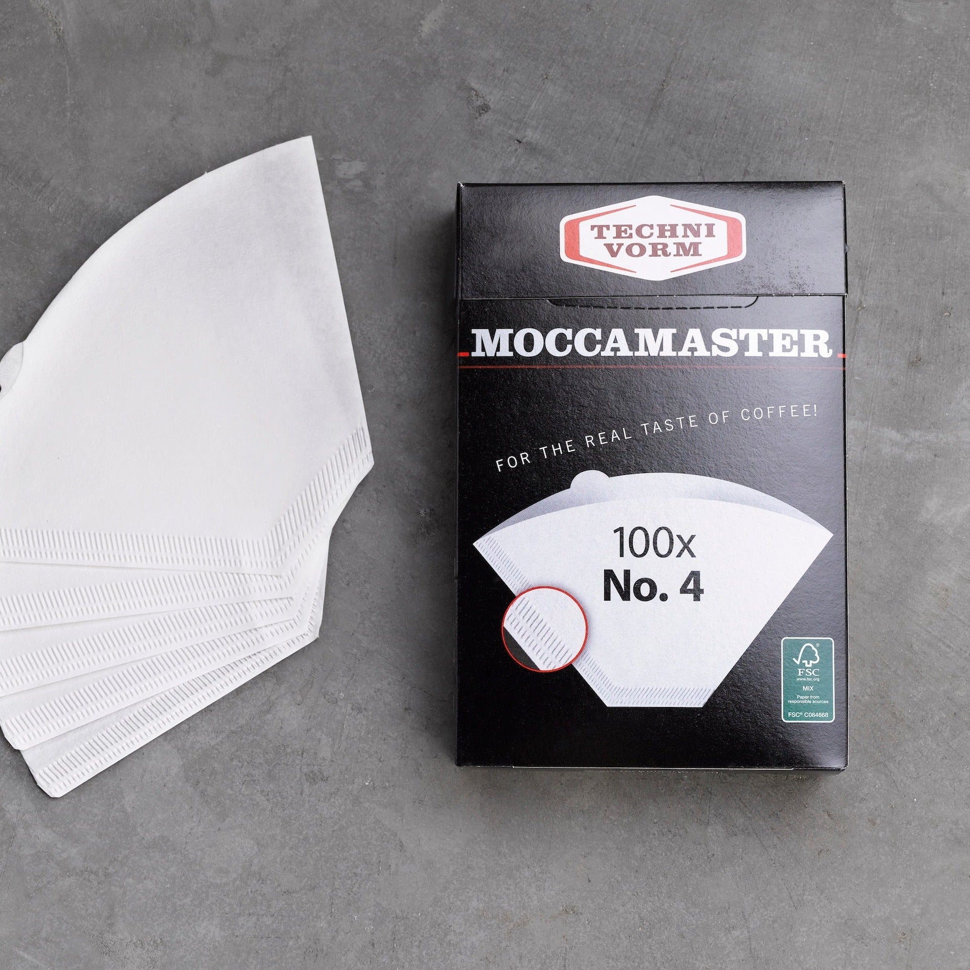Moccamaster No. 4 filter paper white WAY Coffee Roasters