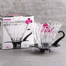 Afbeelding in Gallery-weergave laden, Hario V60 Glass Dripper 02